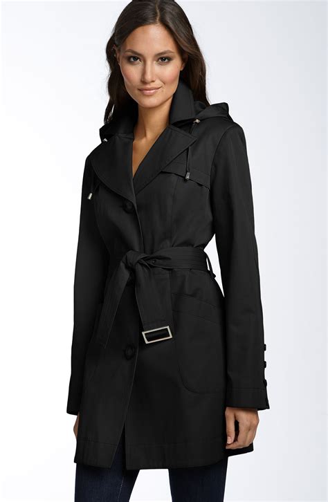 nordstrom michael kors trench coat|Michael Kors belted raincoat.